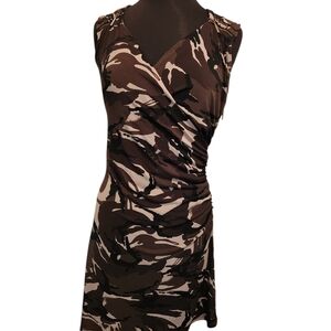 MICHAEL Michael Kors Army Fatigued Patterned Mini Dress
